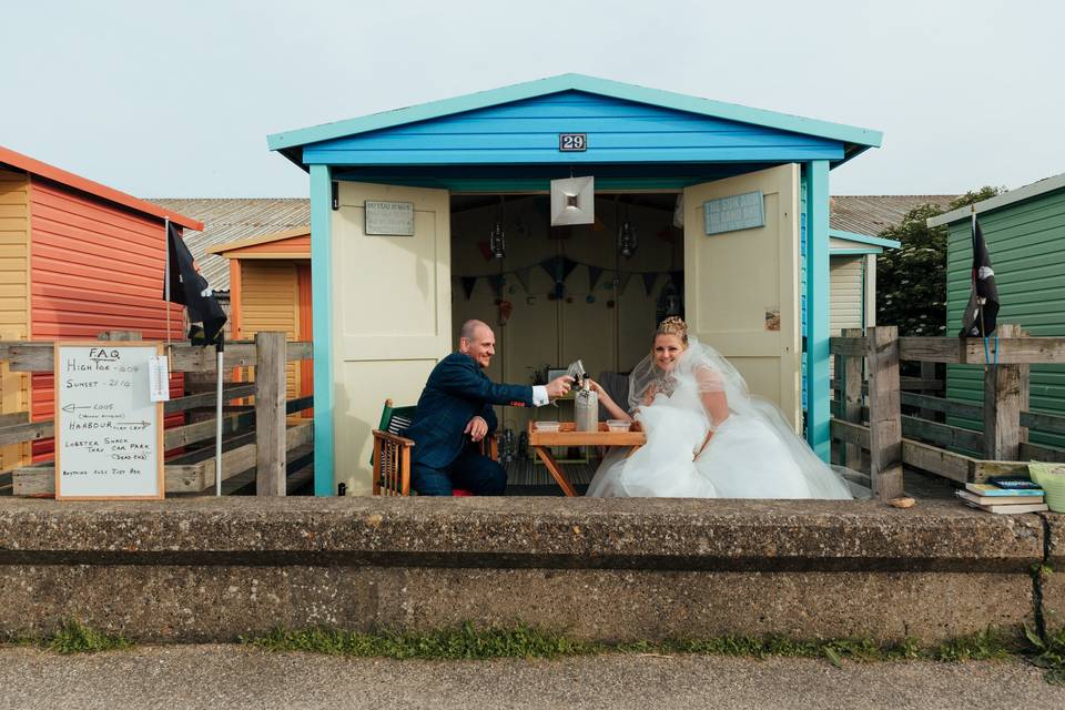 Beach Hut vibes in Whitstable