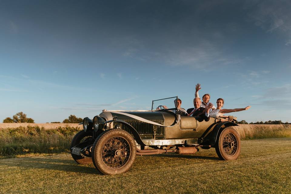 Just married in Romney Marsh