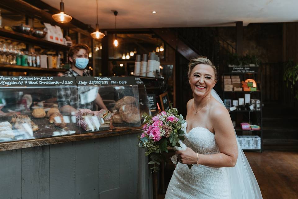 Coffee on your wedding day