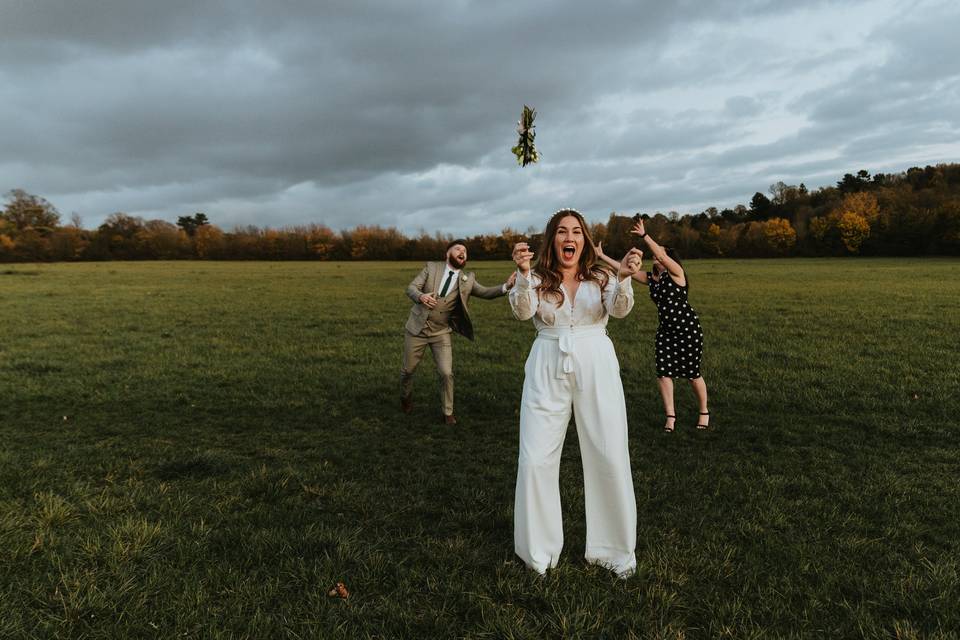 Bouquet toss goals