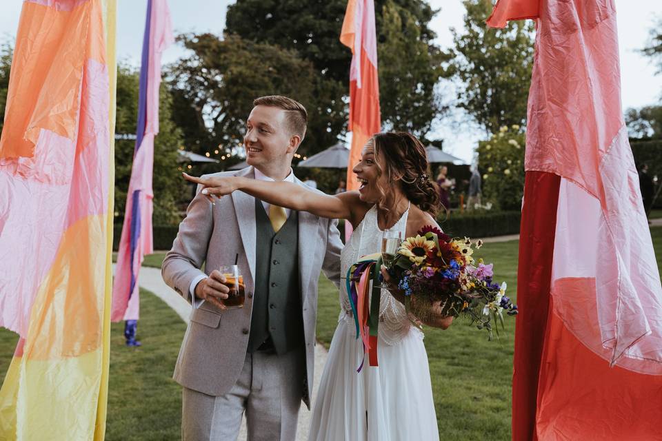 Long Furlong Barn wedding