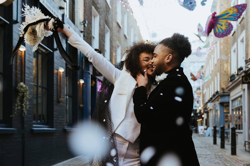 Carnaby Street London wedding