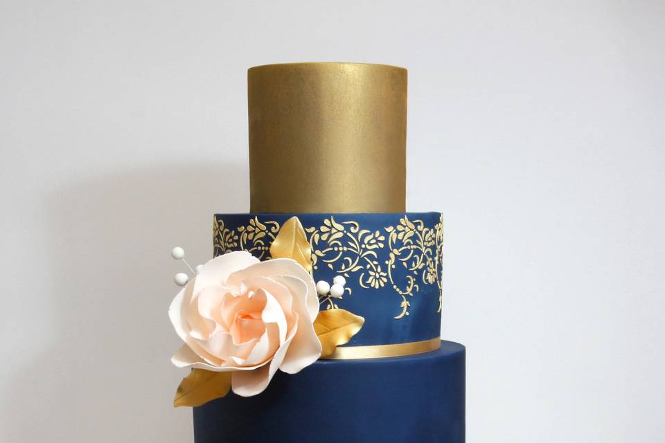 Vintage navy cake