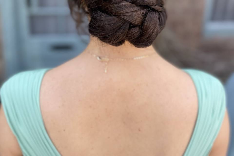 Bridesmaid hair