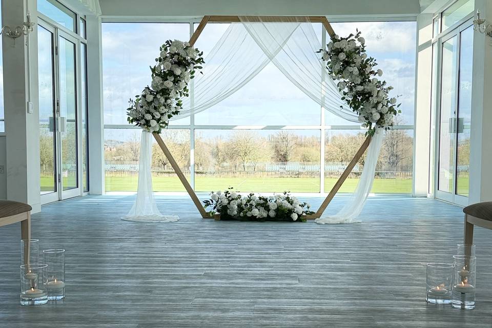 Hexagon arch