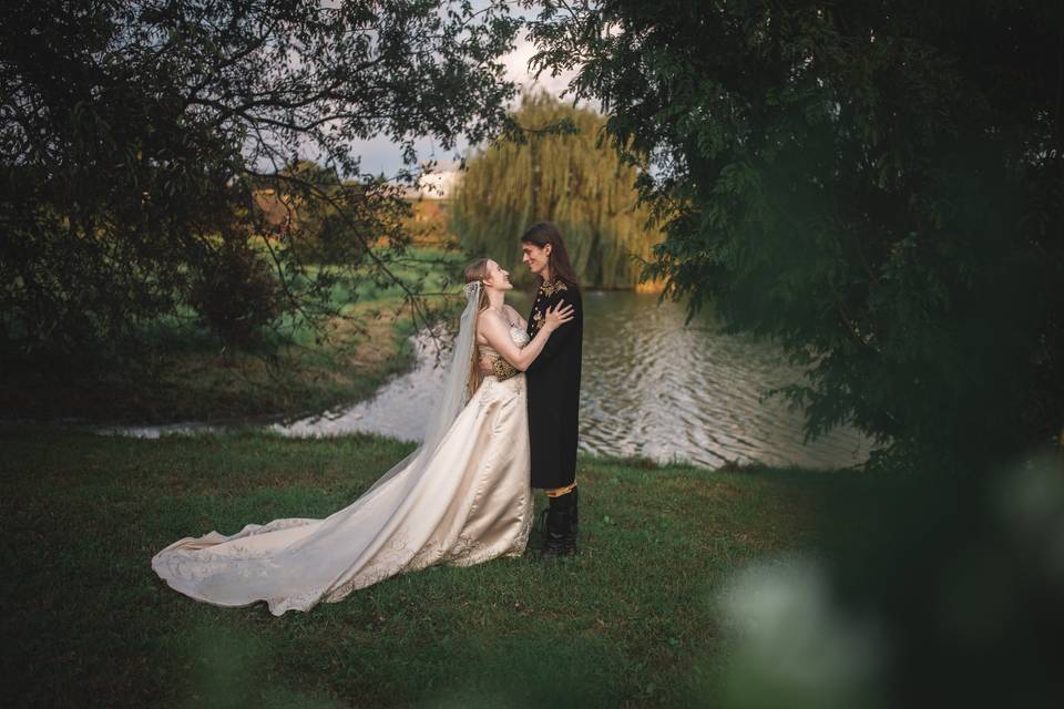 Elvish + Jeff  LOTR Wedding