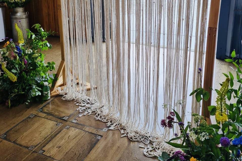 Macrame Wedding Backdrop