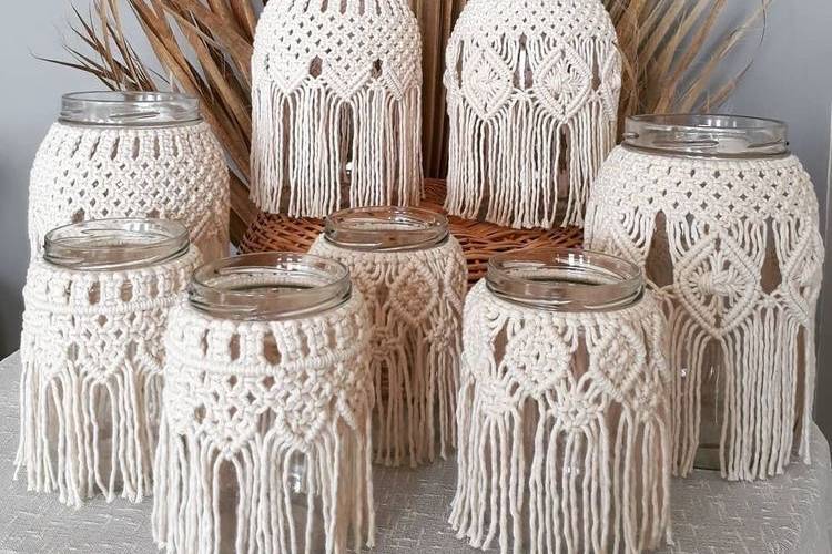 Macrame Jar hire