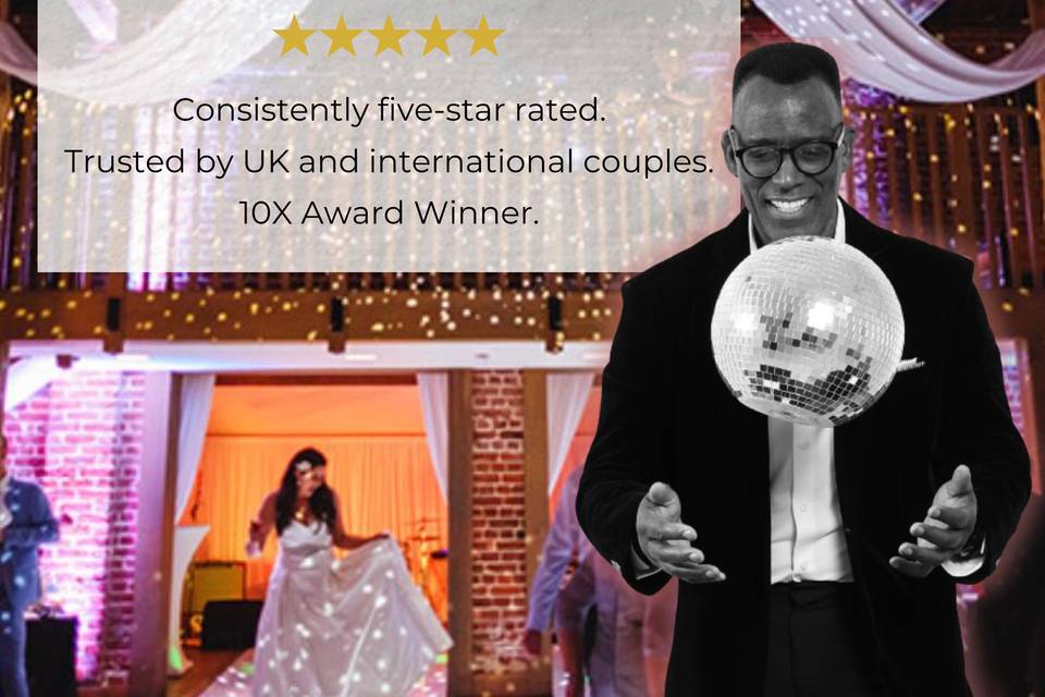 10x Award Winning Wedding DJ