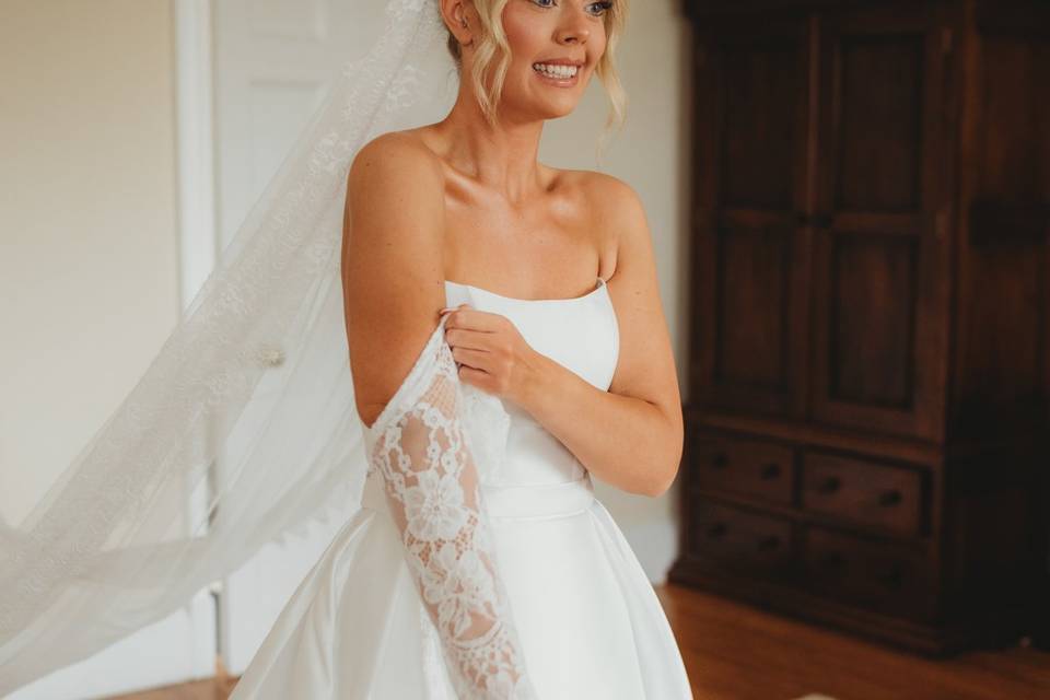 Glowing bride