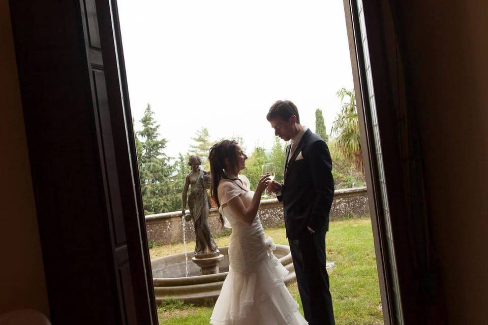 Couple in the garden