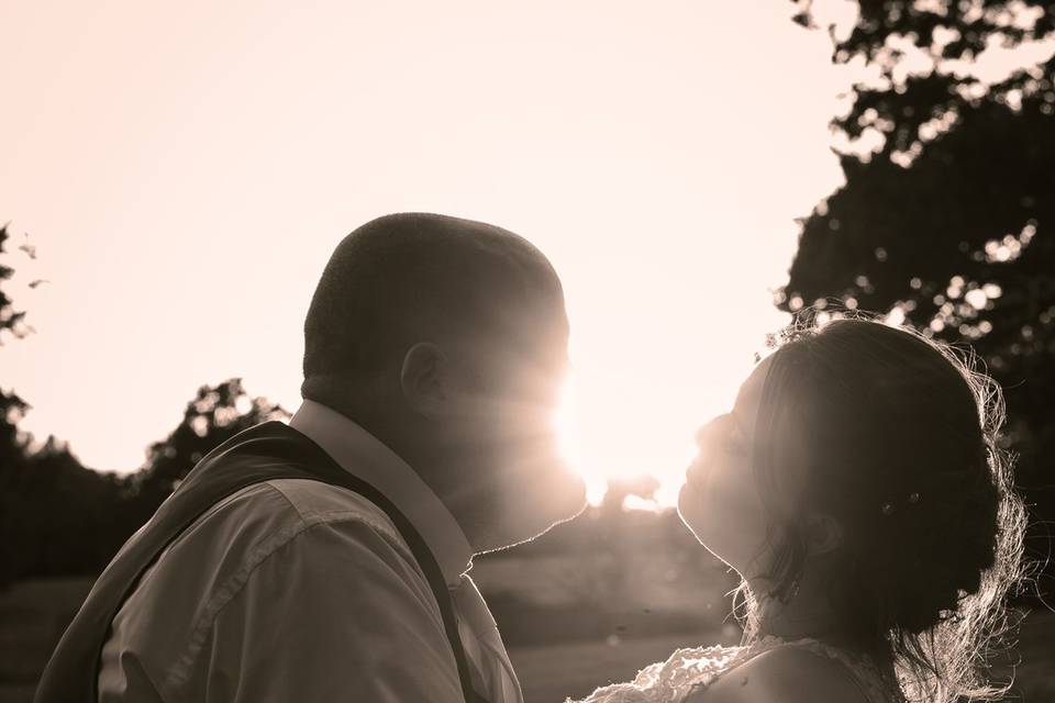 B&W Sunset