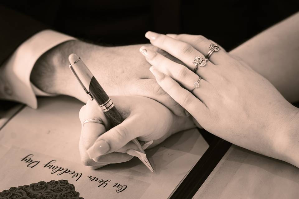 Signing those documents