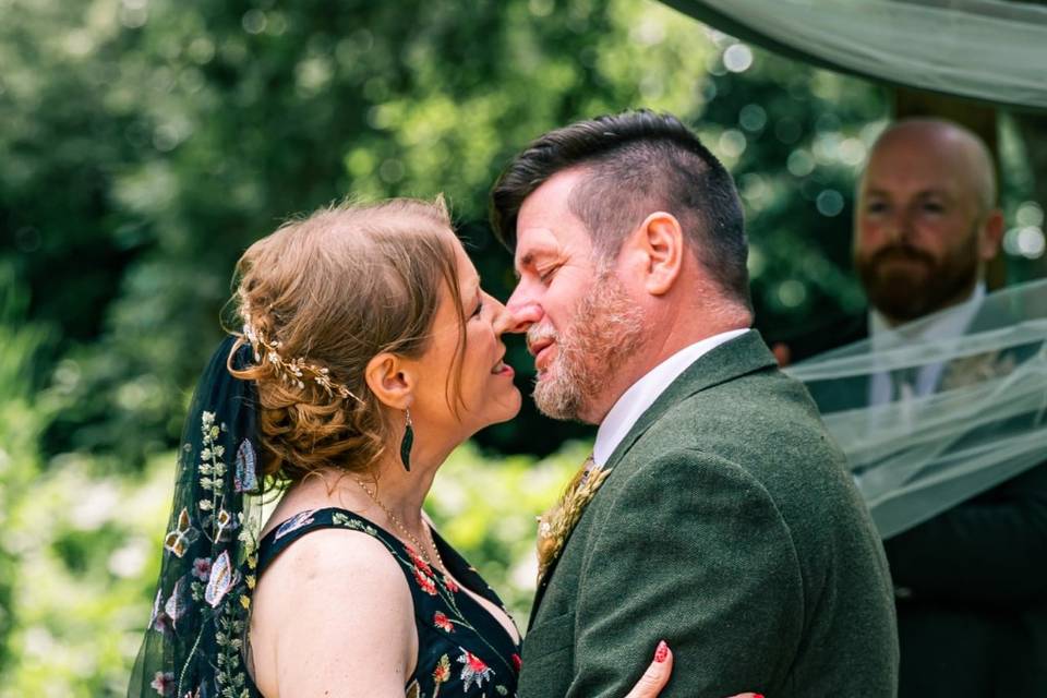 Moments before the first kiss