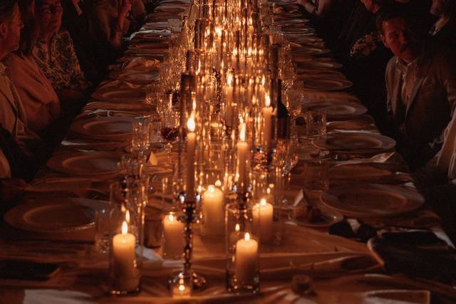 By candlelight