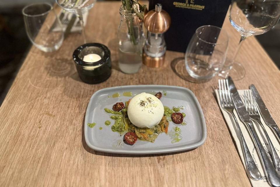 Delicious burrata