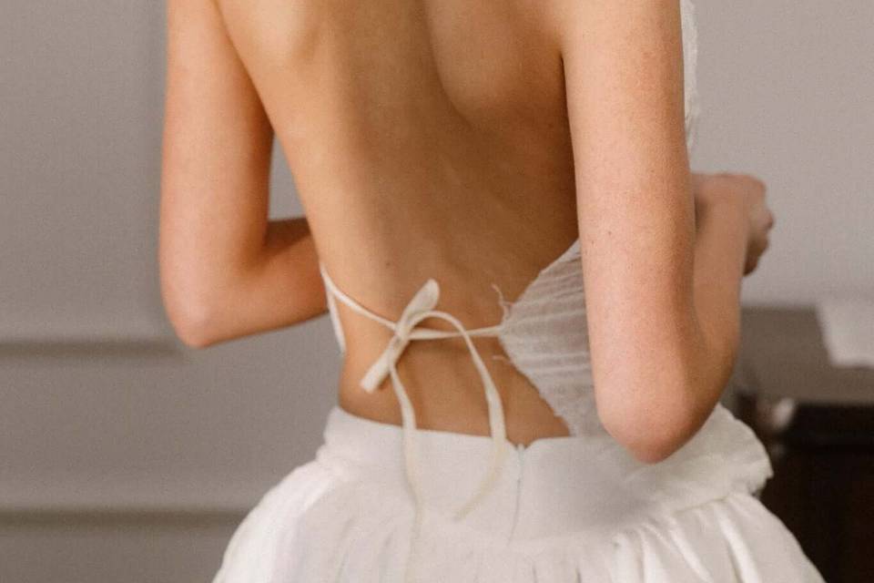 Kindred Linen Wedding Dress