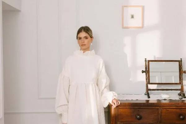 Kindred Linen Wedding Dress