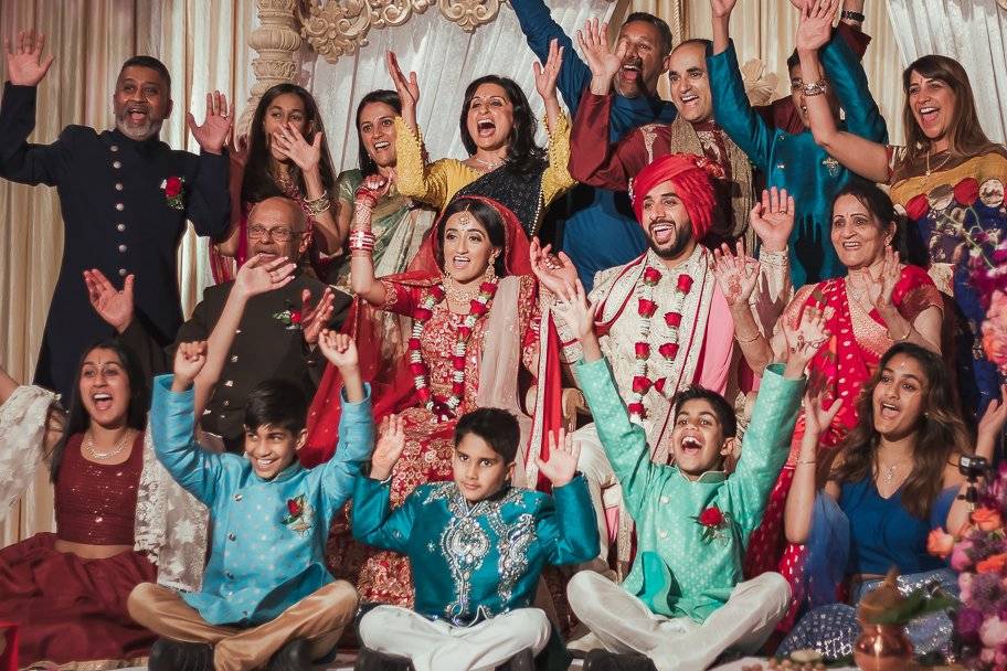 Group photo hindu wedding