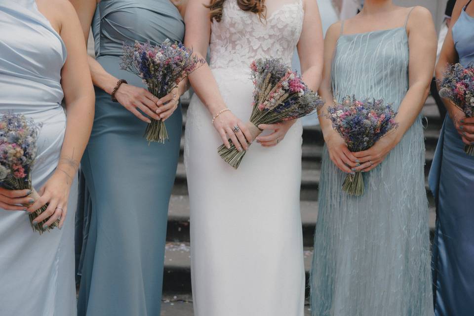 Bridesmaids flowers