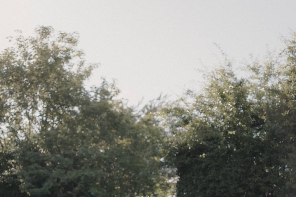 Golden hour bride