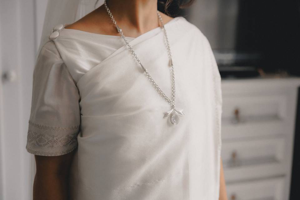 Saree detail shot