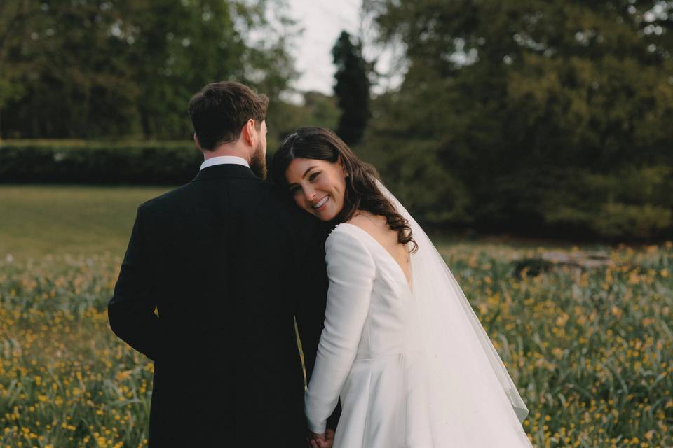 Gardens couple portrait