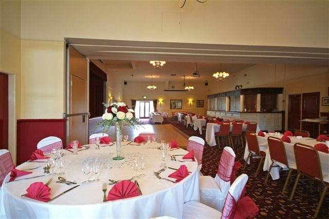 Long, spacious function room