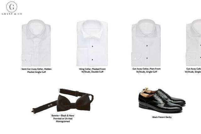 Shirt + Shoe Options