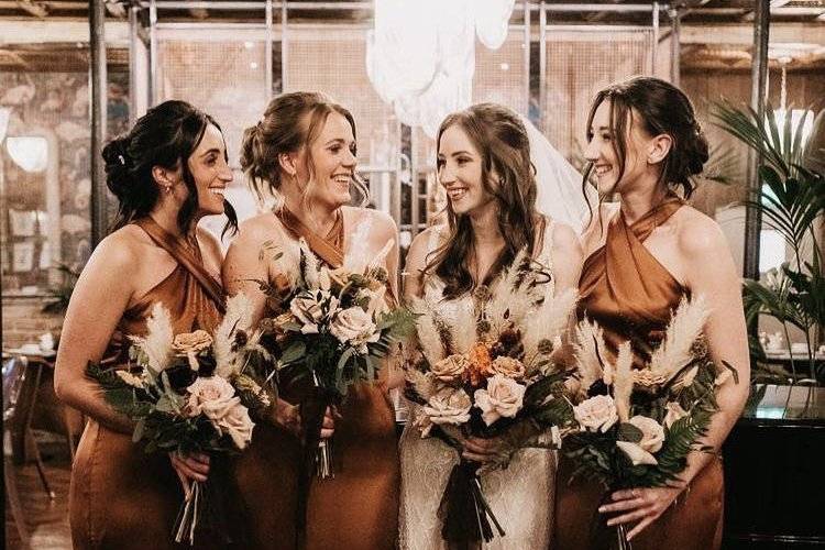 Holmes Mill brides party