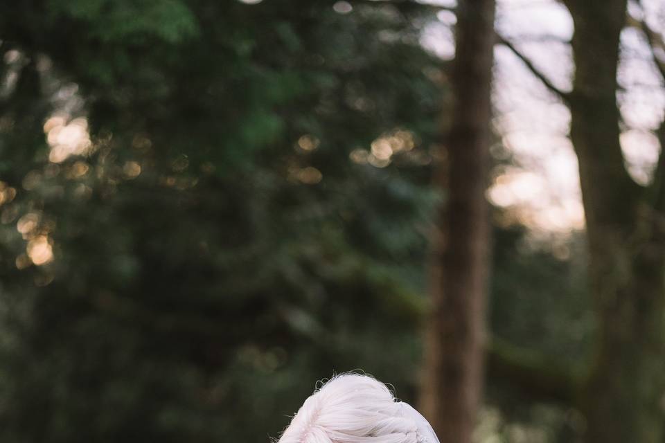 Stunning winter bride