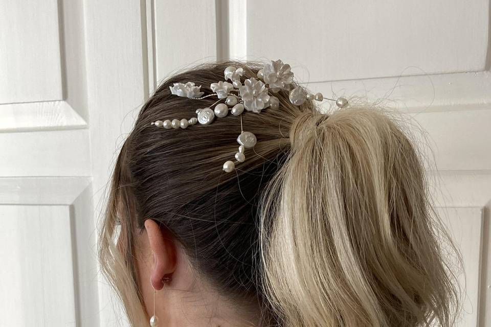 Bridal ponytail