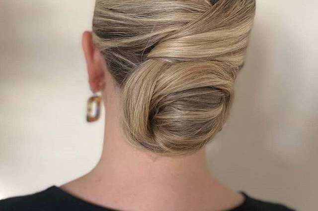 Sophisticated low bun