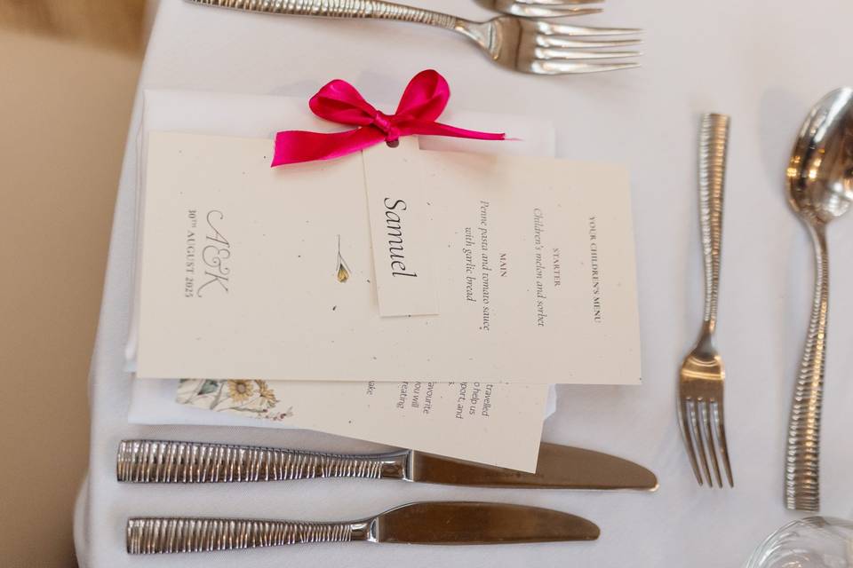 Botanical Table Setting