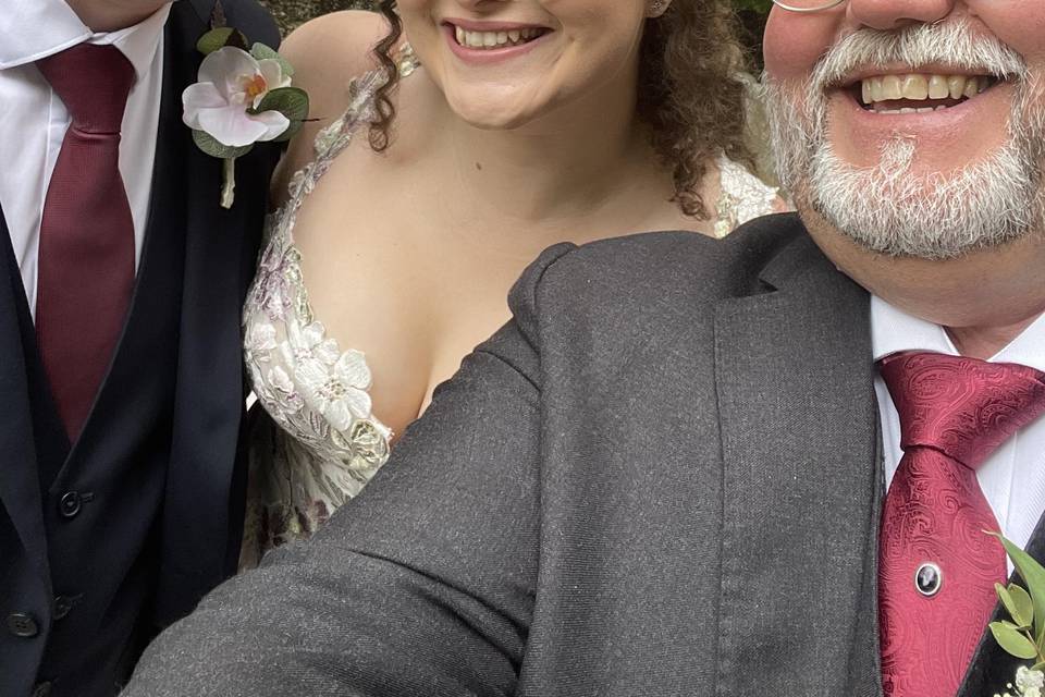 The happy couple
