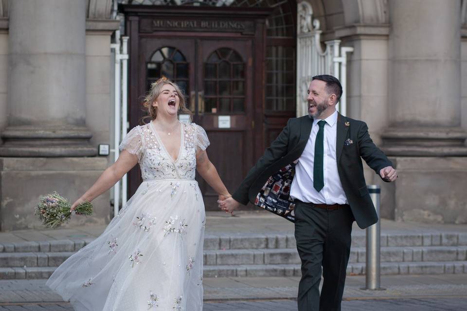We're married