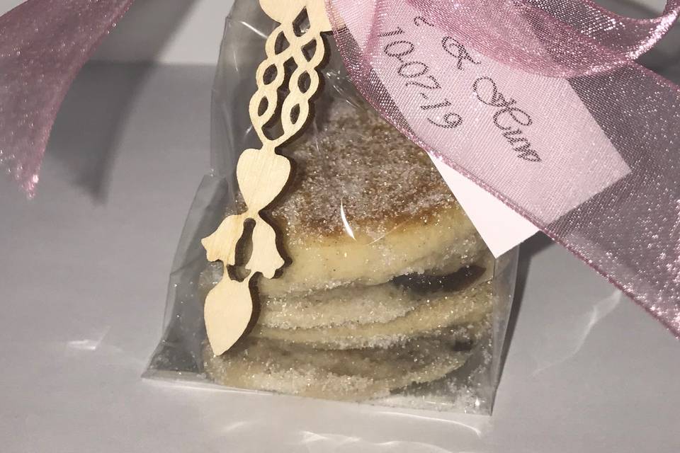 Wedding favour with love spoon