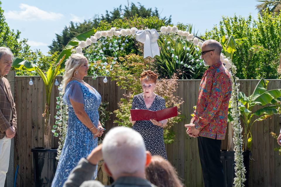 Colin and Sylvi Vow renewal