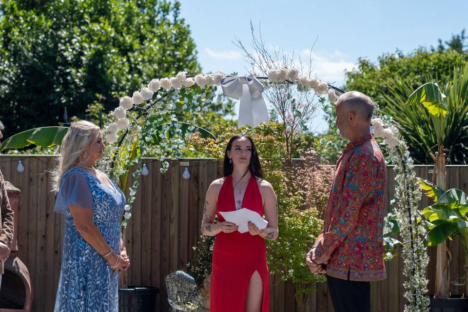 Colin and Sylvi Vow renewal