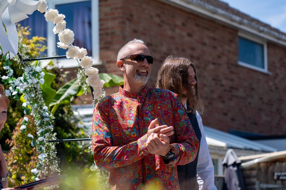 Colin and Sylvi Vow renewal