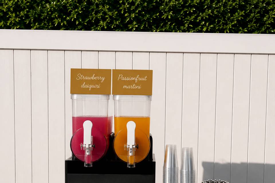 Frozen cocktails on tap