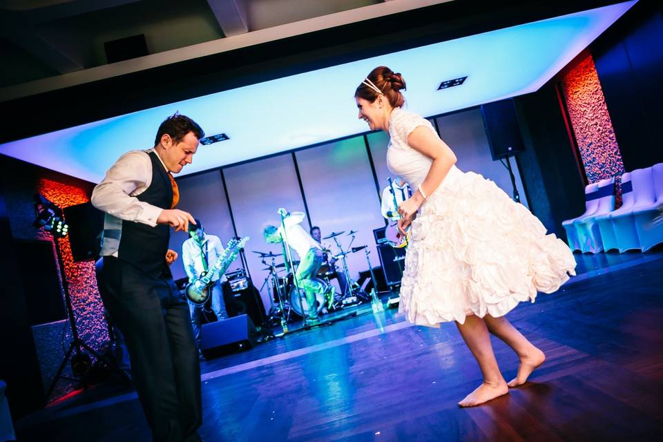 Bride & Groom Dancing