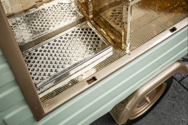 Classic pistachio & gold.
