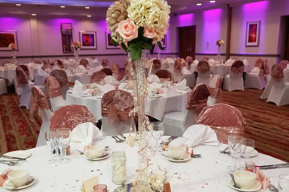 Lovely floral centrepiece