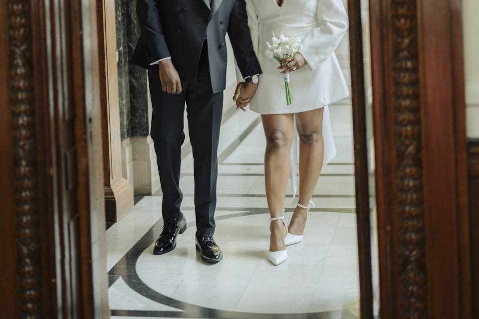 Court house wedding