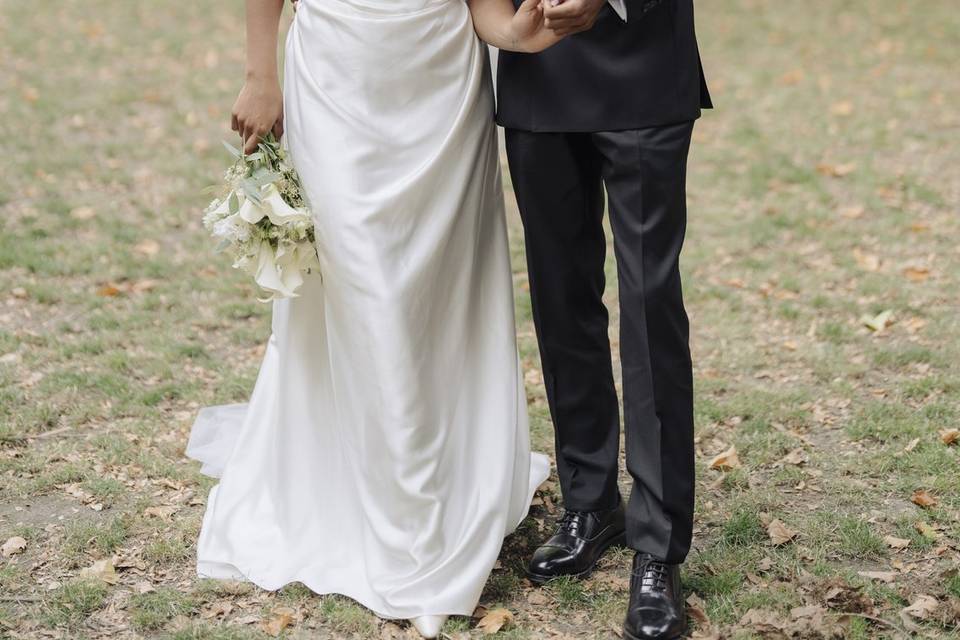 Editorial couple's pose