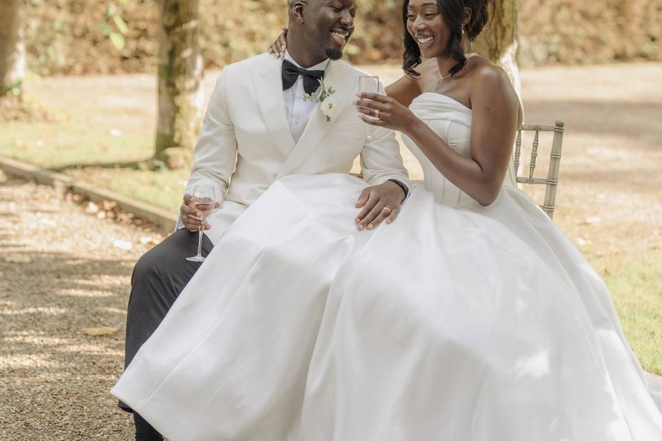 Candid couple's portrait