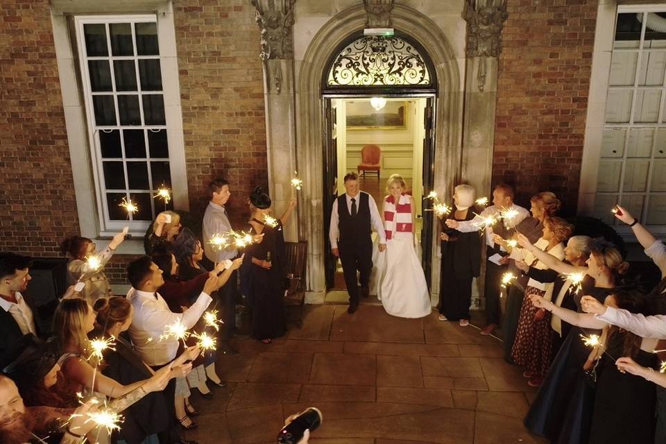 Sparklers Outside