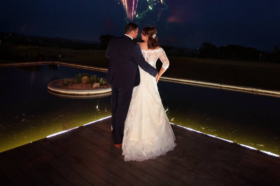 Wedding fireworks