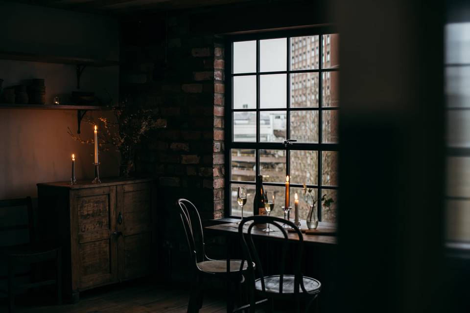 Candle lit corners